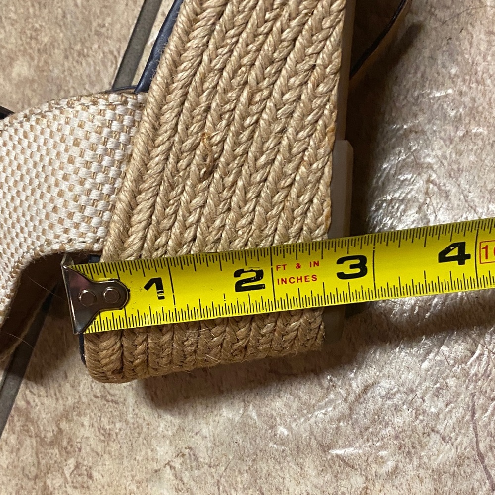 Lucky Brand Navy Espadrille 8N Sandals - Picture 10 of 10